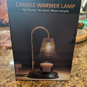 Candle Warmer Lamp with Glass Shade